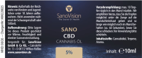 SANO CBD Cannabis Öl 5%