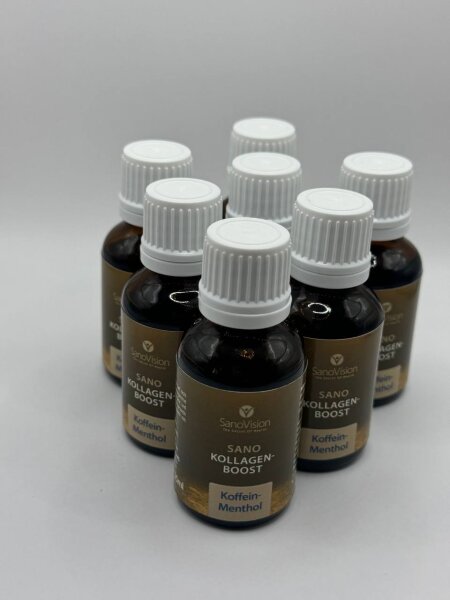 Kollagen Boost Koffein-Menthol 5 Flaschen